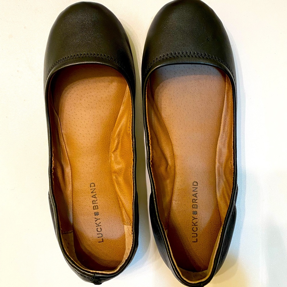 Lucky Brand Leather Emmie Ballet Flat
